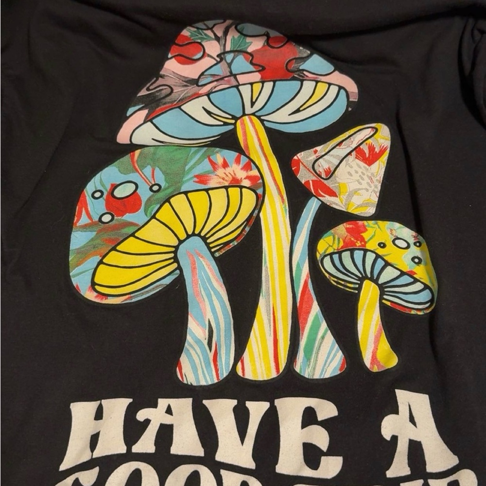 Colorful Mushroom Graphic Tee